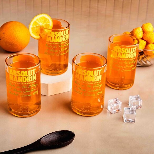 Mandrin Mini Glass set of Four - Capacity 175 ml