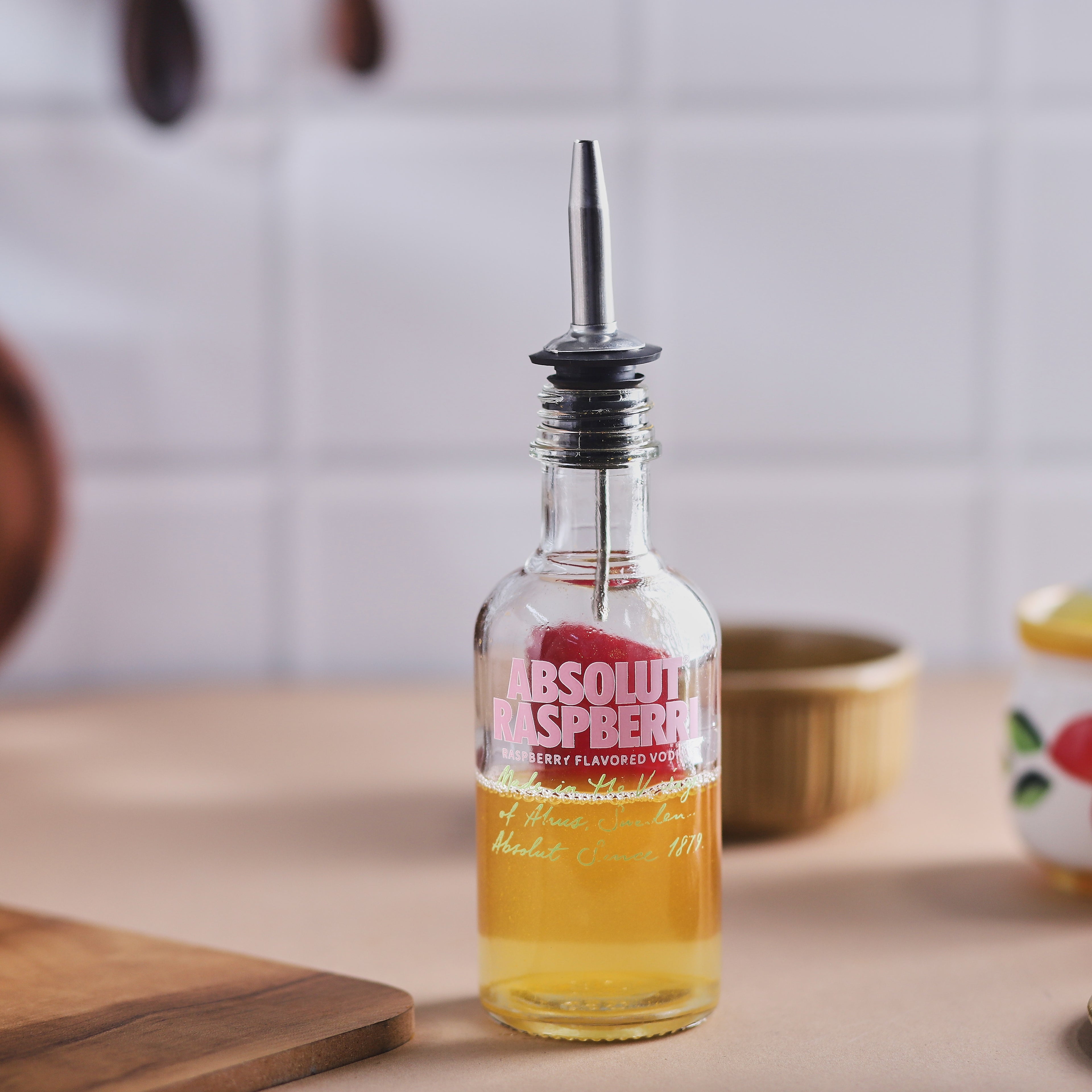 Absolut Raspberry Oil Dispenser