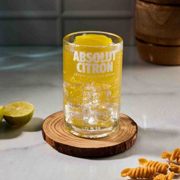 Absolut Citron Mini Glass - Capacity 175 ml