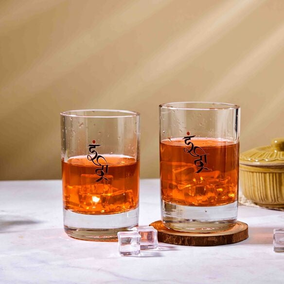 Indri Glass set of Two - Capacity 250 ml