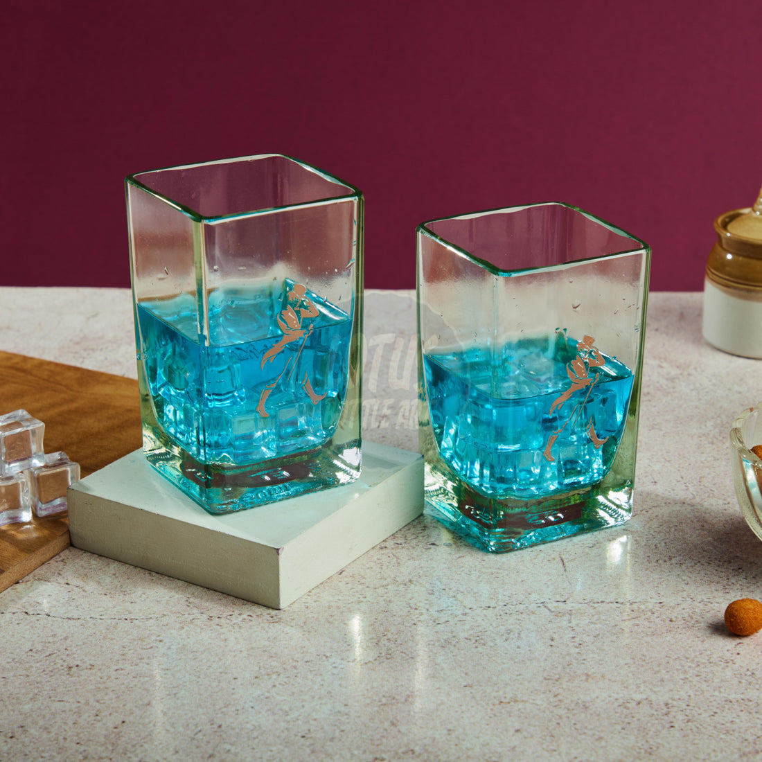 Gold Label Glass set of Two - Capacity 300 ml