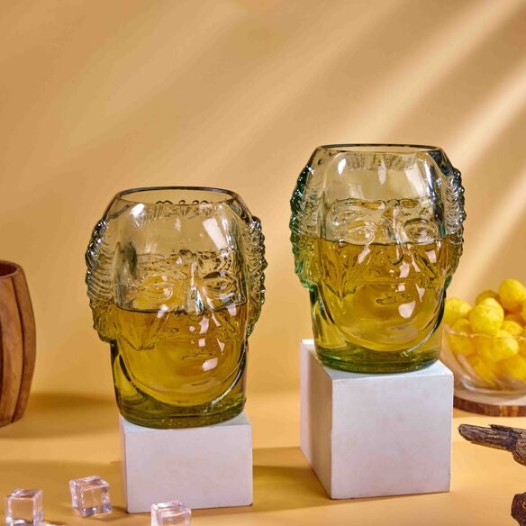 Old monk the Legend Glass set of Two - Capacity 600 ml