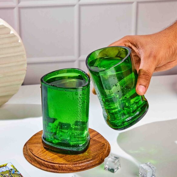 Glenfiddich Green Glass set of Two - Capacity 300 ml