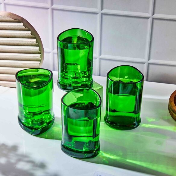 Glenfiddich Green Glass set of Four - Capacity 300 ml