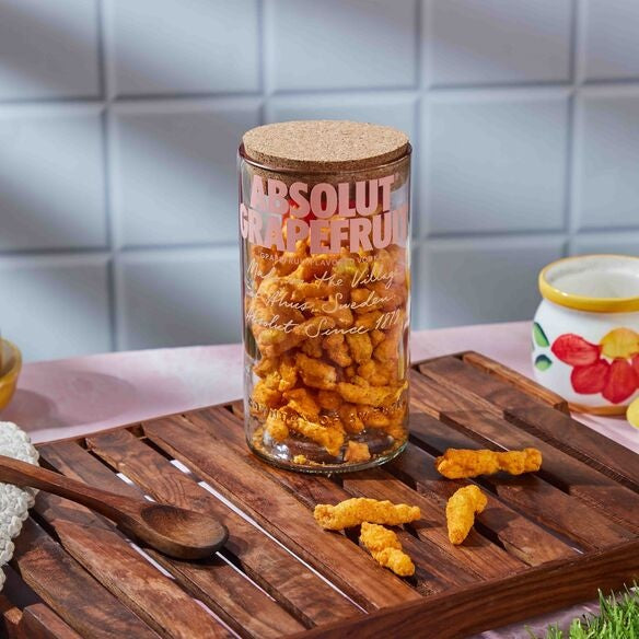 Absolut Grapefruit Jar with lid