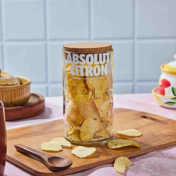 Absolut Citron Jar with lid - Capacity 600 ml