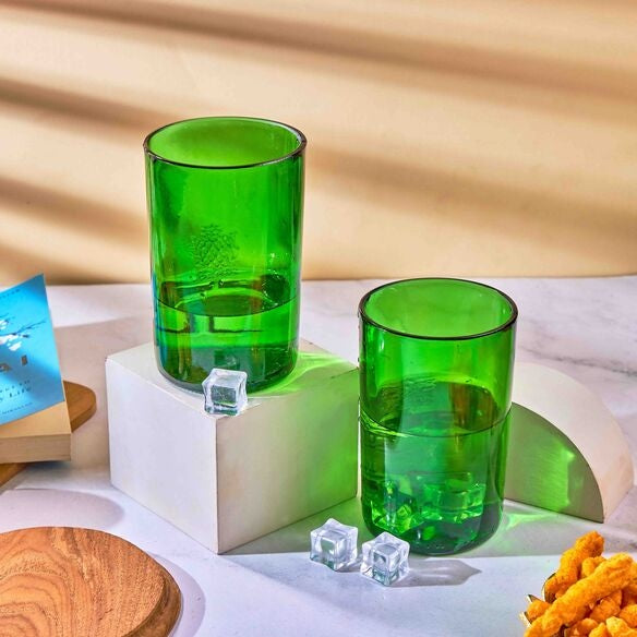 Tanqueray Green Long Glass set 2, capacity 600 ml