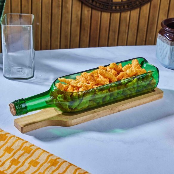Wine Green Platter with tray