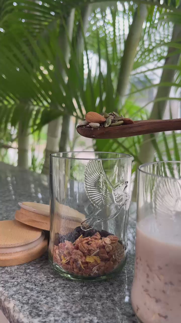 Kingfisher jar with lid jar