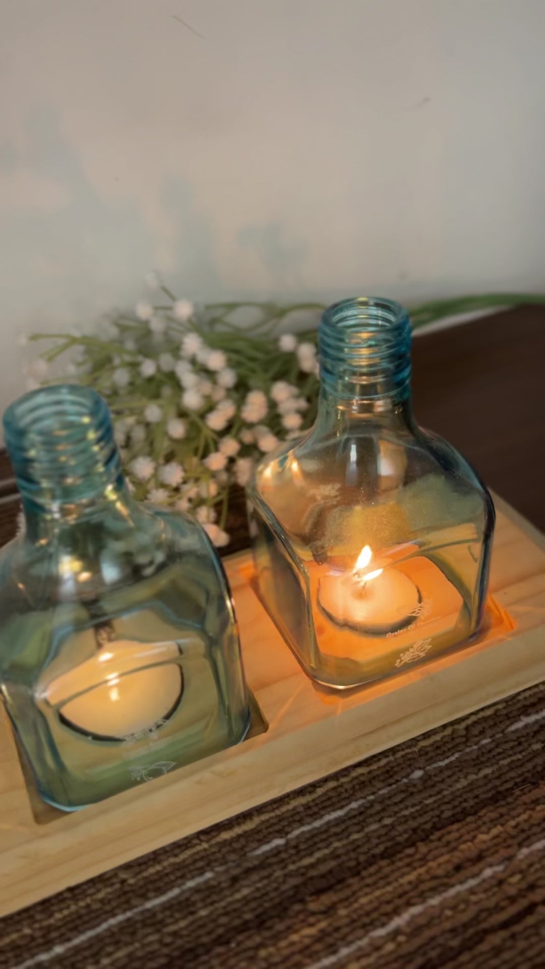 Bombay Sapphire - Tealight candles/Lamps